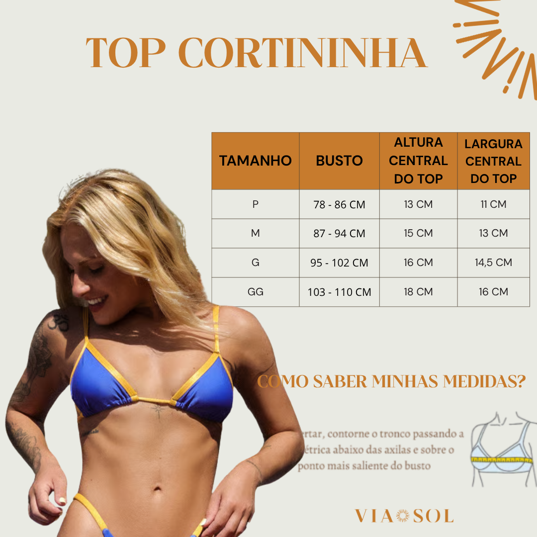 Biquini Cortininha Jeri