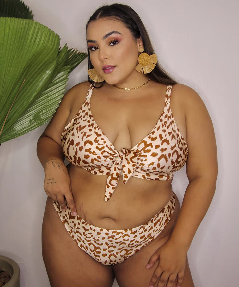 Biquíni Maresia Onça Nude Plus Size
