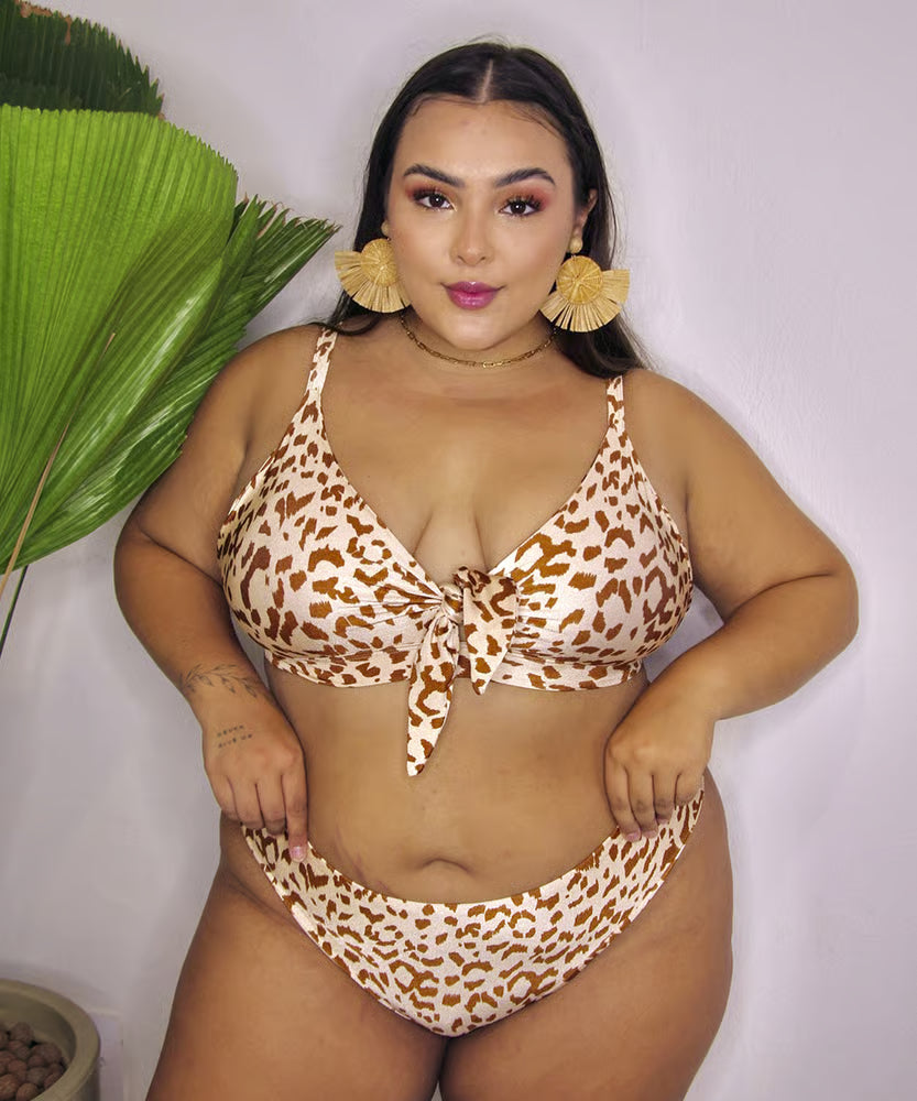 Biquíni Maresia Onça Nude Plus Size