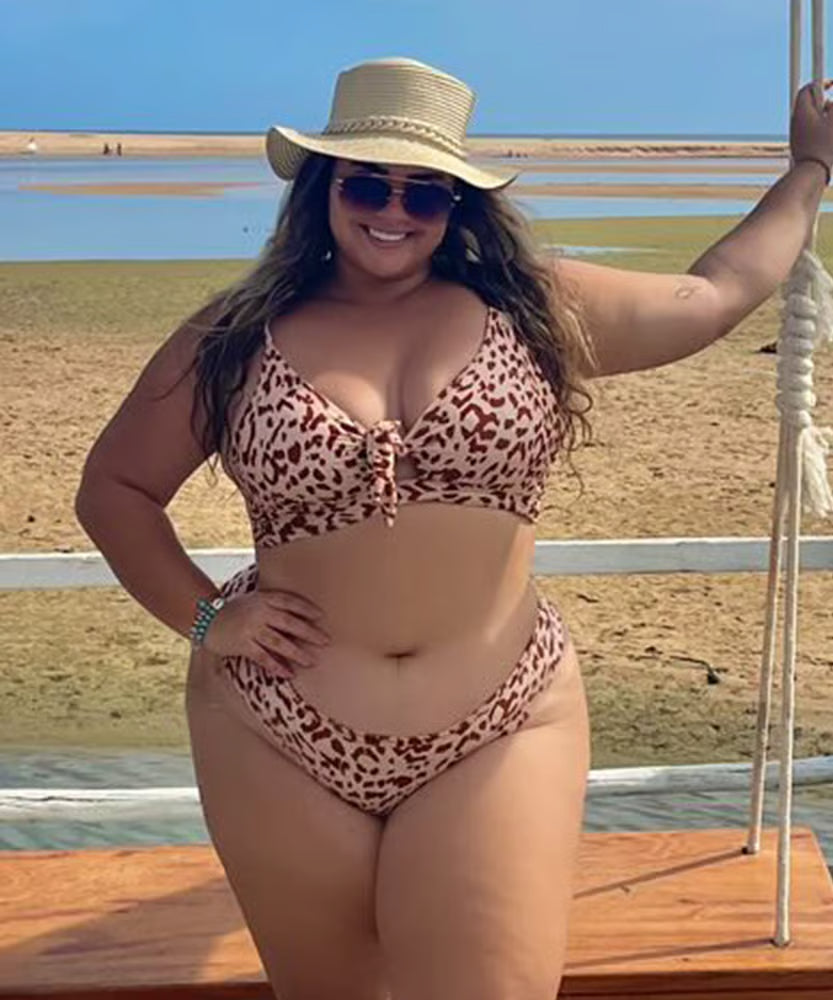 Biquíni Maresia Onça Nude Plus Size
