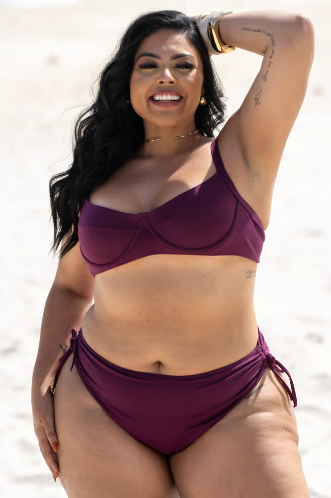 Biquíni Meia-Taça Malbec Plus Size