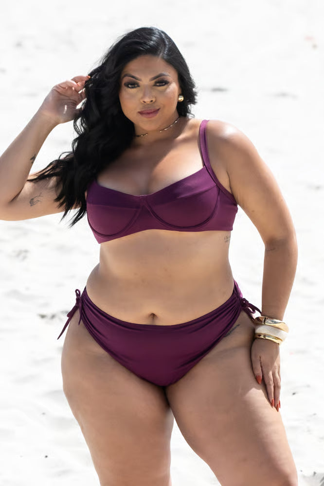 Biquíni Meia-Taça Malbec Plus Size