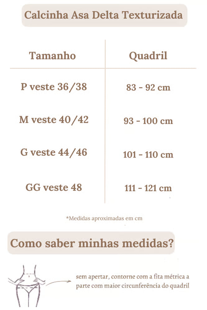 Biquíni Meia-Taça Marrom Texturizado