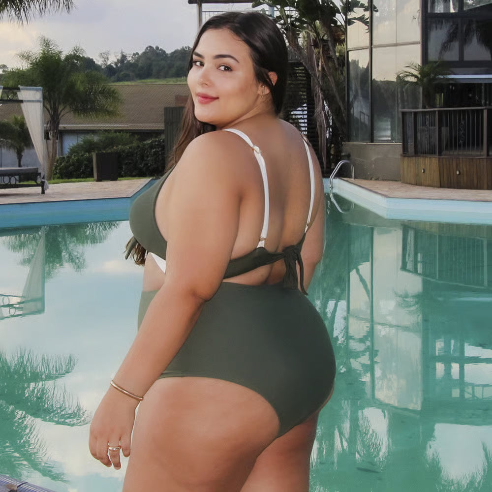 Biquíni Plus Size Maresia Militar Off