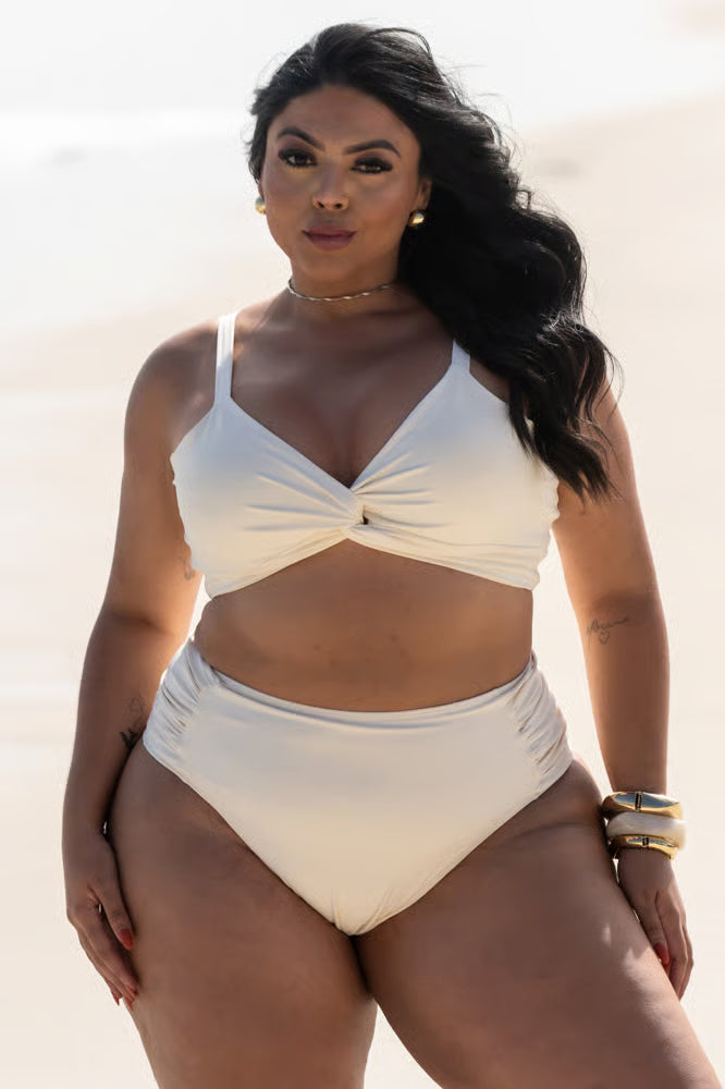 Biquíni Renata Off White Plus Size