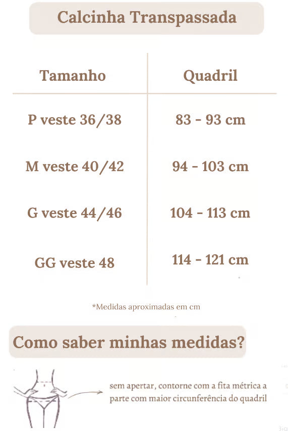 Biquíni Tomara Que Caia Transpassado Cacau