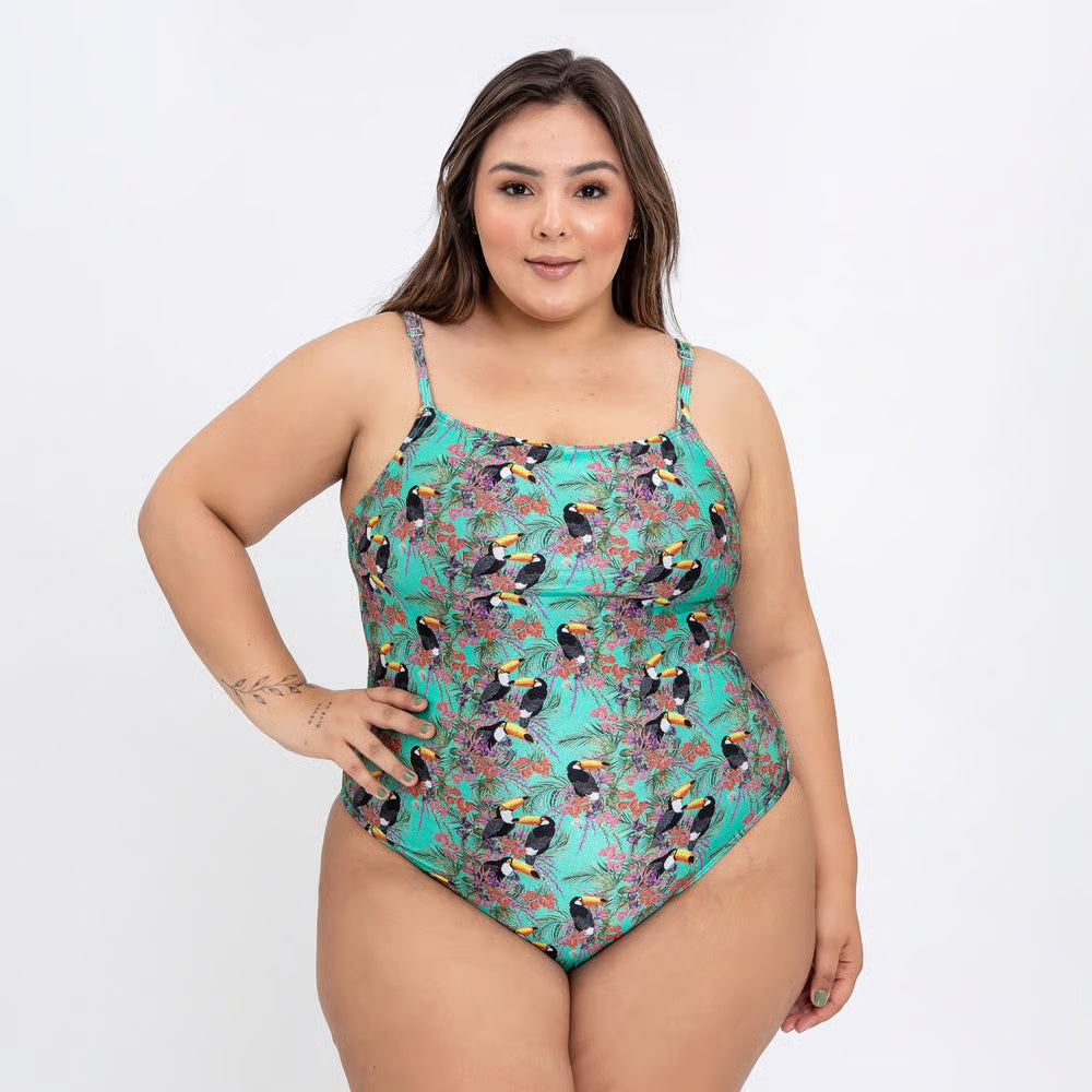 Body Clássico Plus Size Tucano Verde