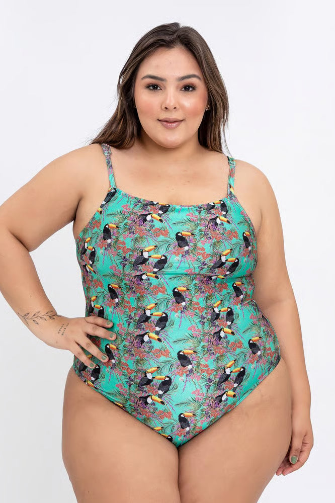 Body Clássico Plus Size Tucano Verde