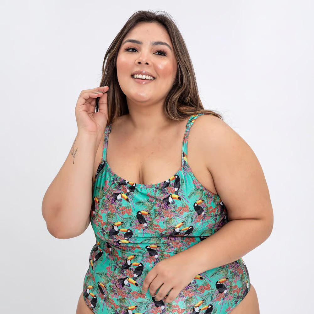 Body Clássico Plus Size Tucano Verde