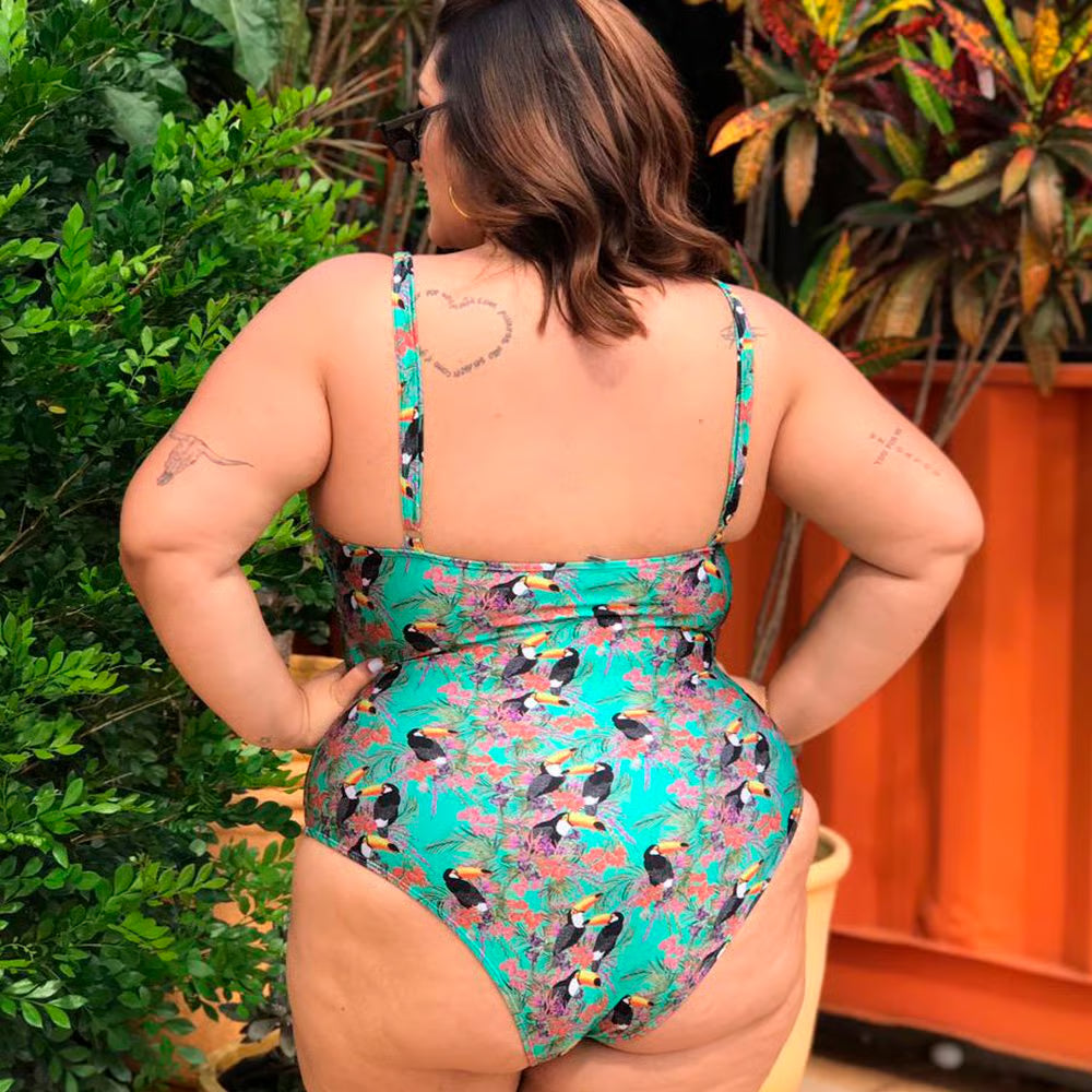 Body Clássico Plus Size Tucano Verde