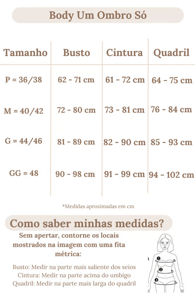 Body Um Ombro Só Preto