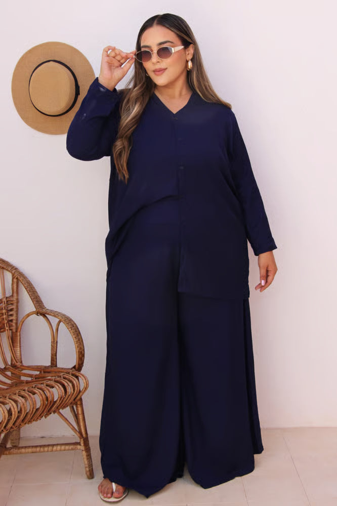 Calça Pantalona Luna Marinho Plus Size