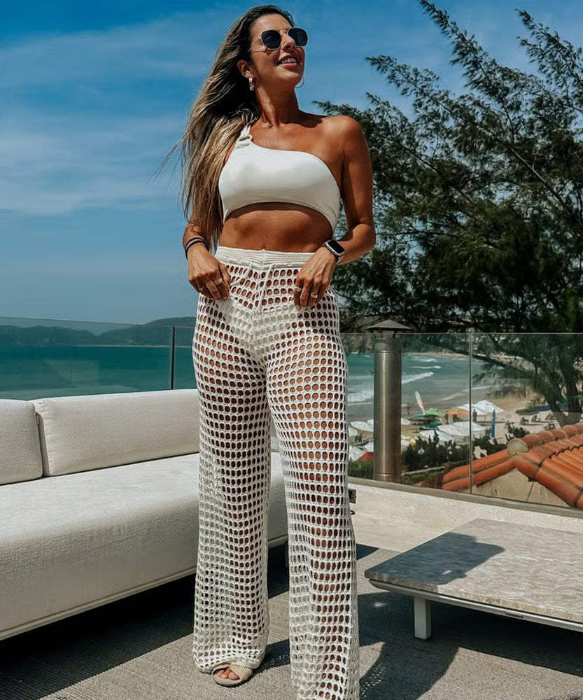 CALCA TRICO OFF WHITE