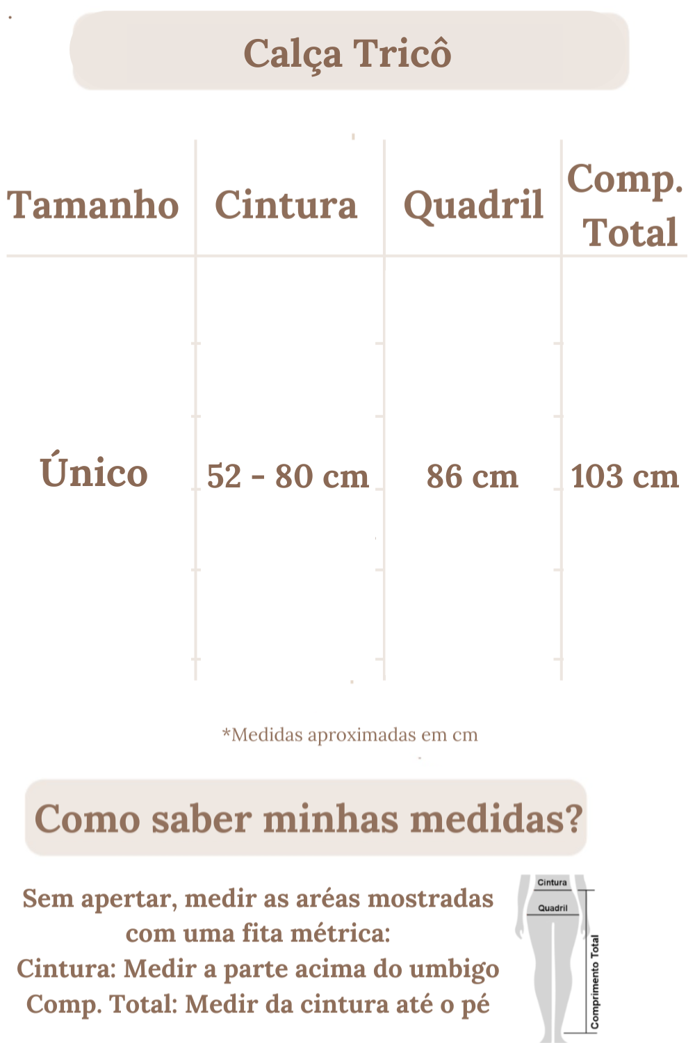 CALCA TRICO OFF WHITE