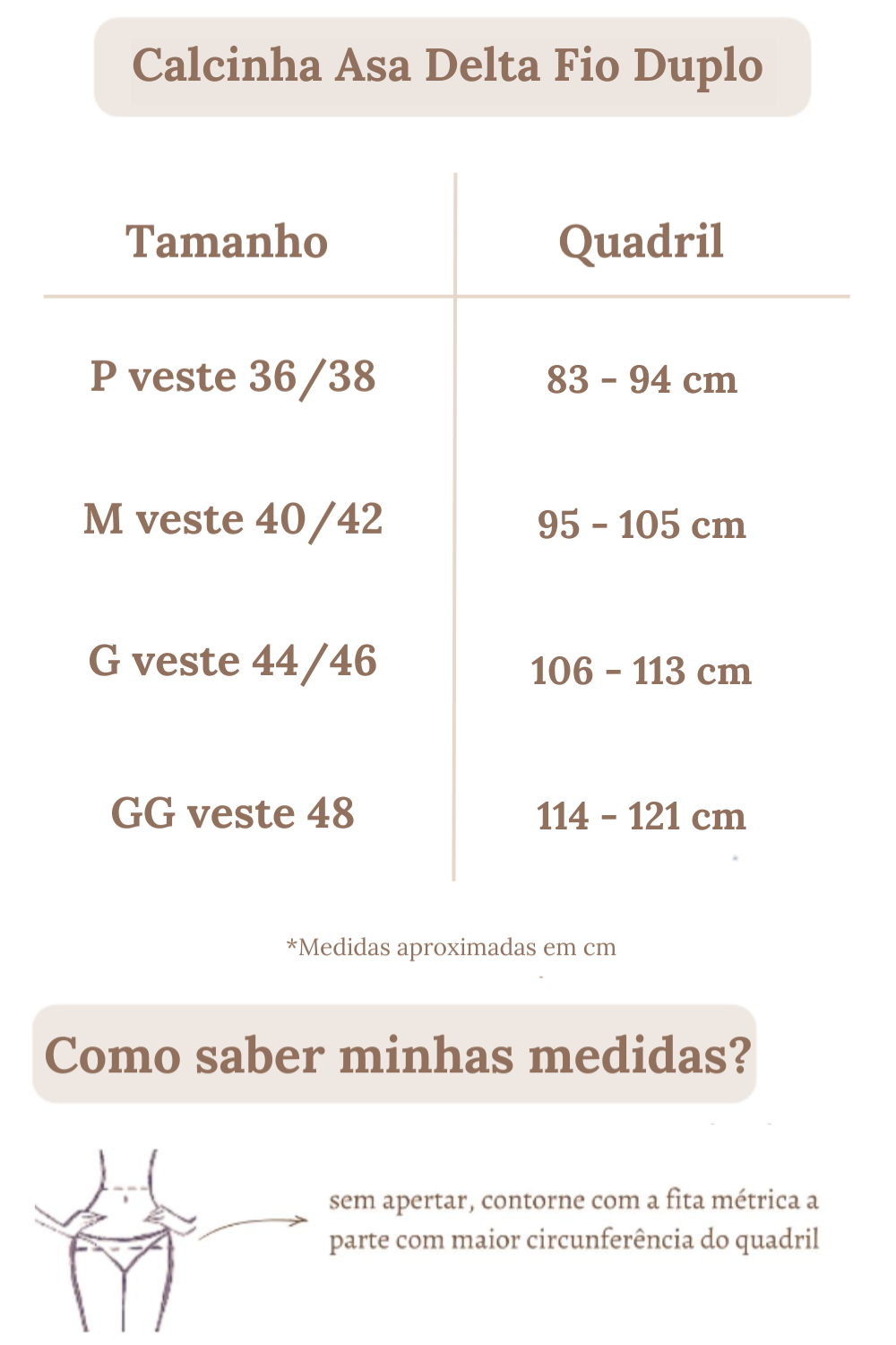 Calcinha Asa Delta Fio Duplo Safari