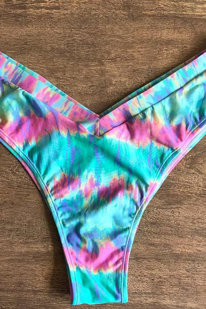 Calcinha De Biquíni Plus Size Asa Delta Cós Elástico Tie Dye Vibes