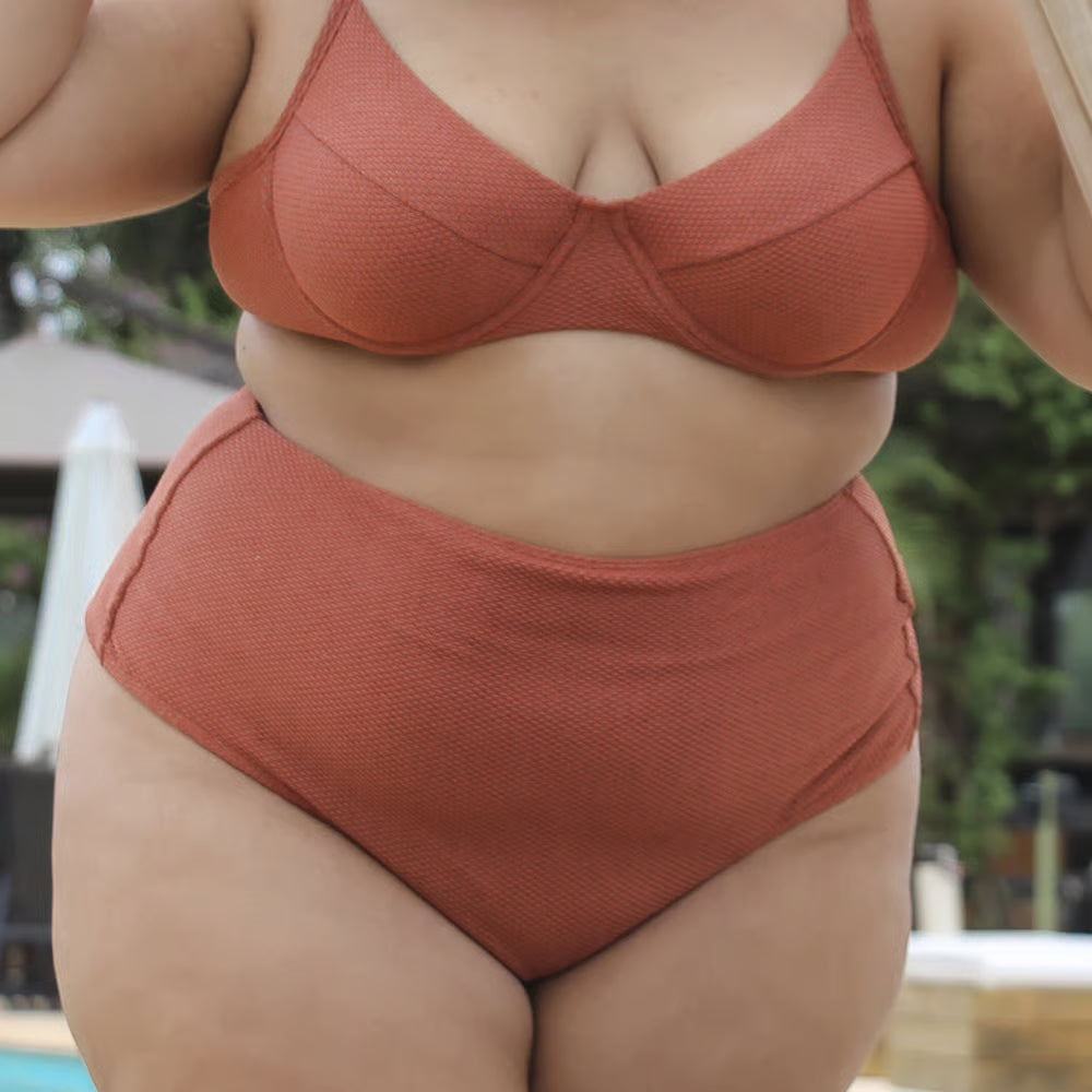 Calcinha De Biquíni Plus Size Shortinho Fio Duplo Mali