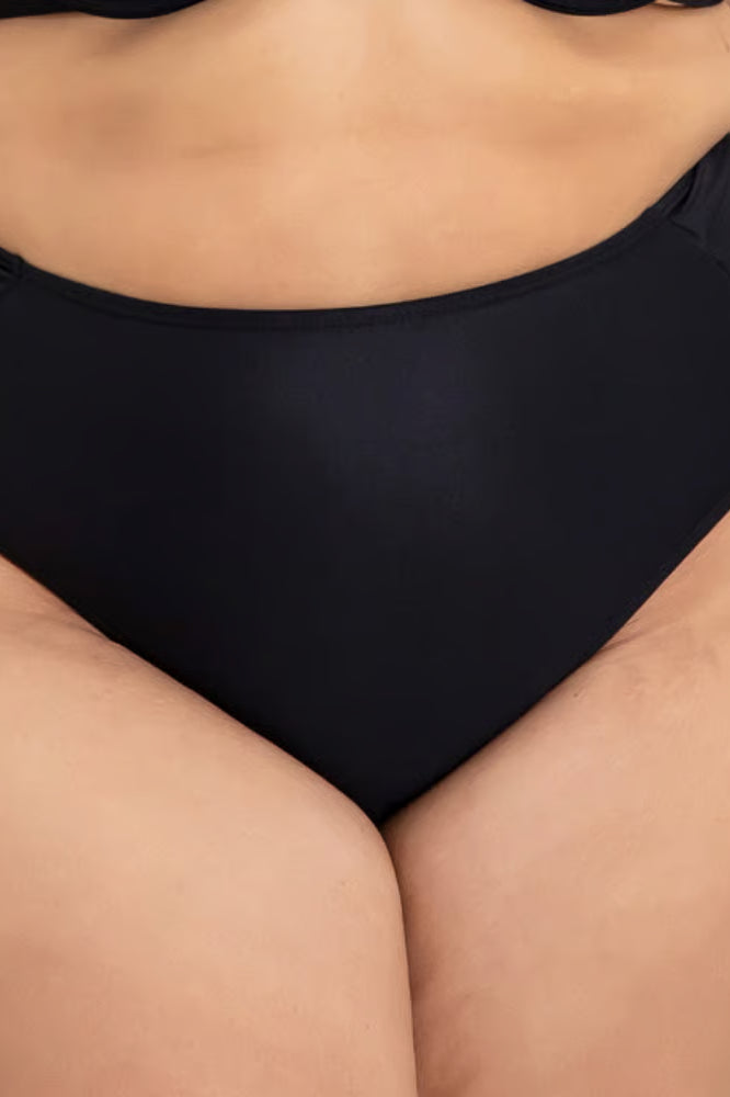 Calcinha De Biquíni Plus Size Tangão Preto