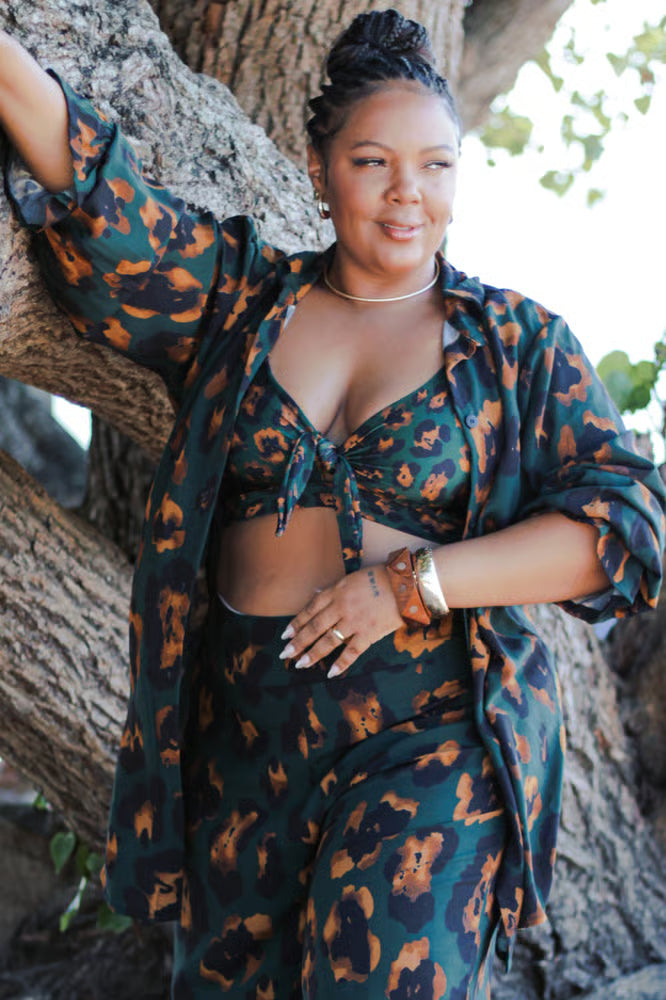 Camisa Cléo Savana Plus Size