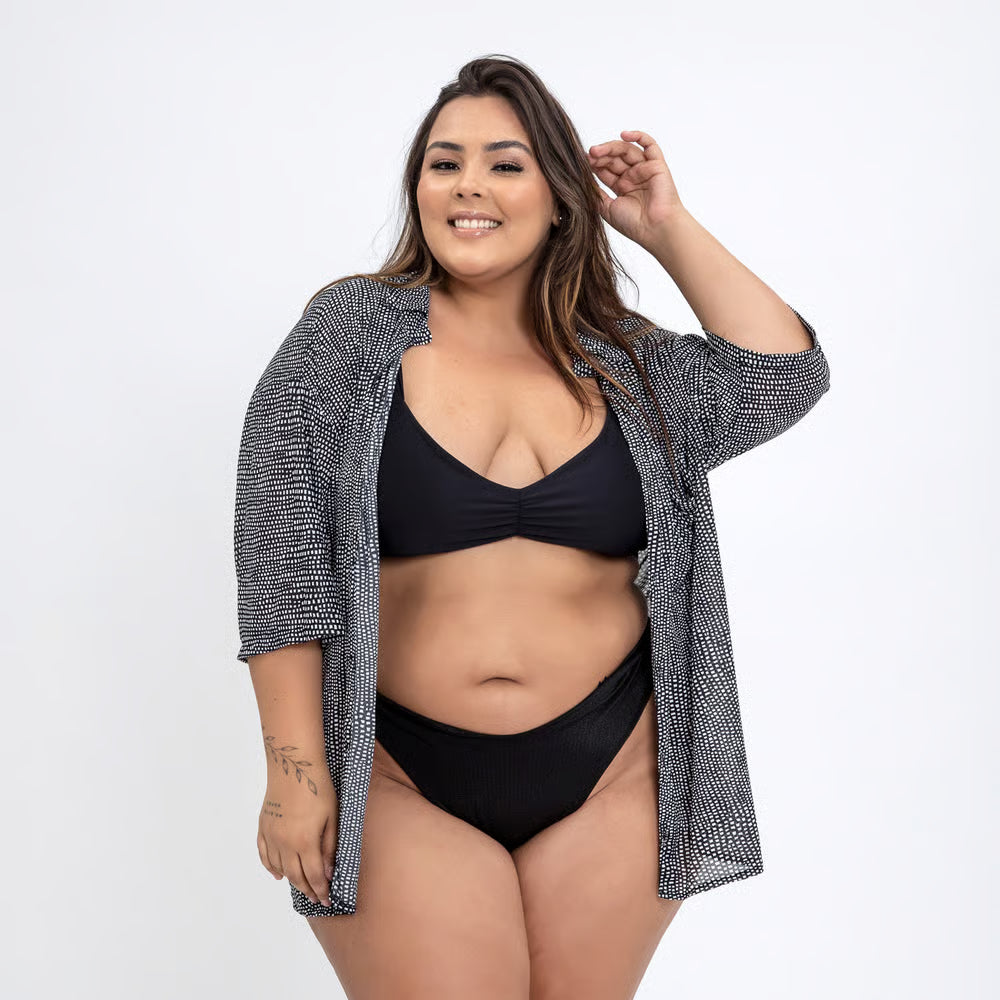 Camisa De Praia Plus Size Copacabana