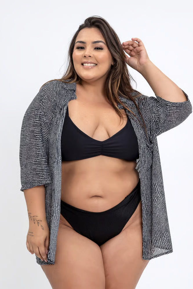 Camisa De Praia Plus Size Copacabana