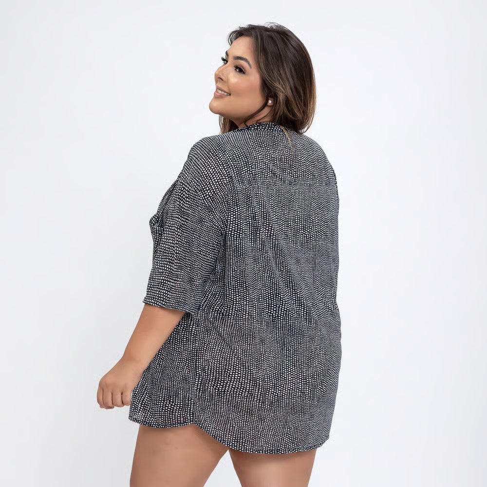 Camisa De Praia Plus Size Copacabana