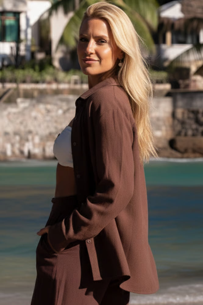 Camisa Sicilia Cacau