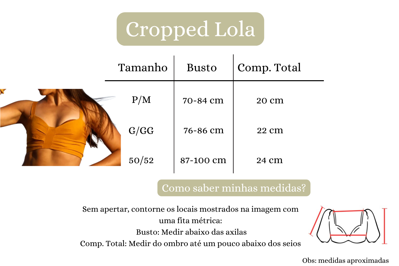Cropped Lola Mostarda