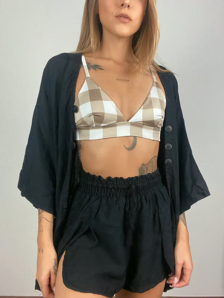 Kimono Liz Preto