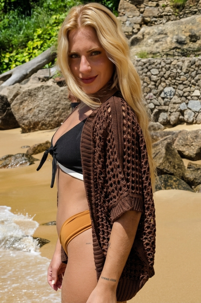 Kimono Tricô Cacau