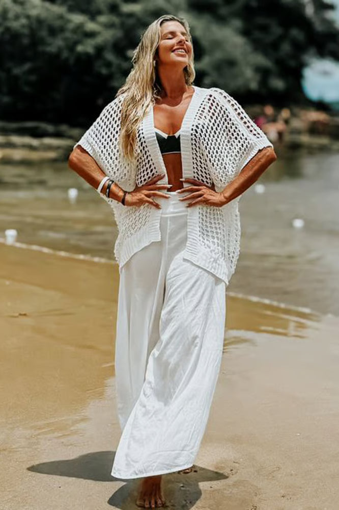 Kimono Tricô Off White