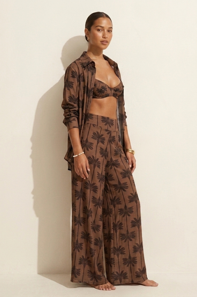 Calça Pantalona Luna Coqueiros