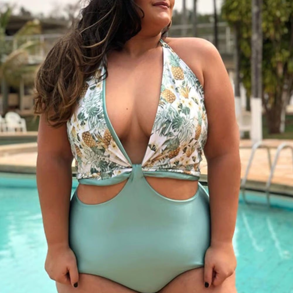 Smart Body Abacaxi Verde Claro Plus Size