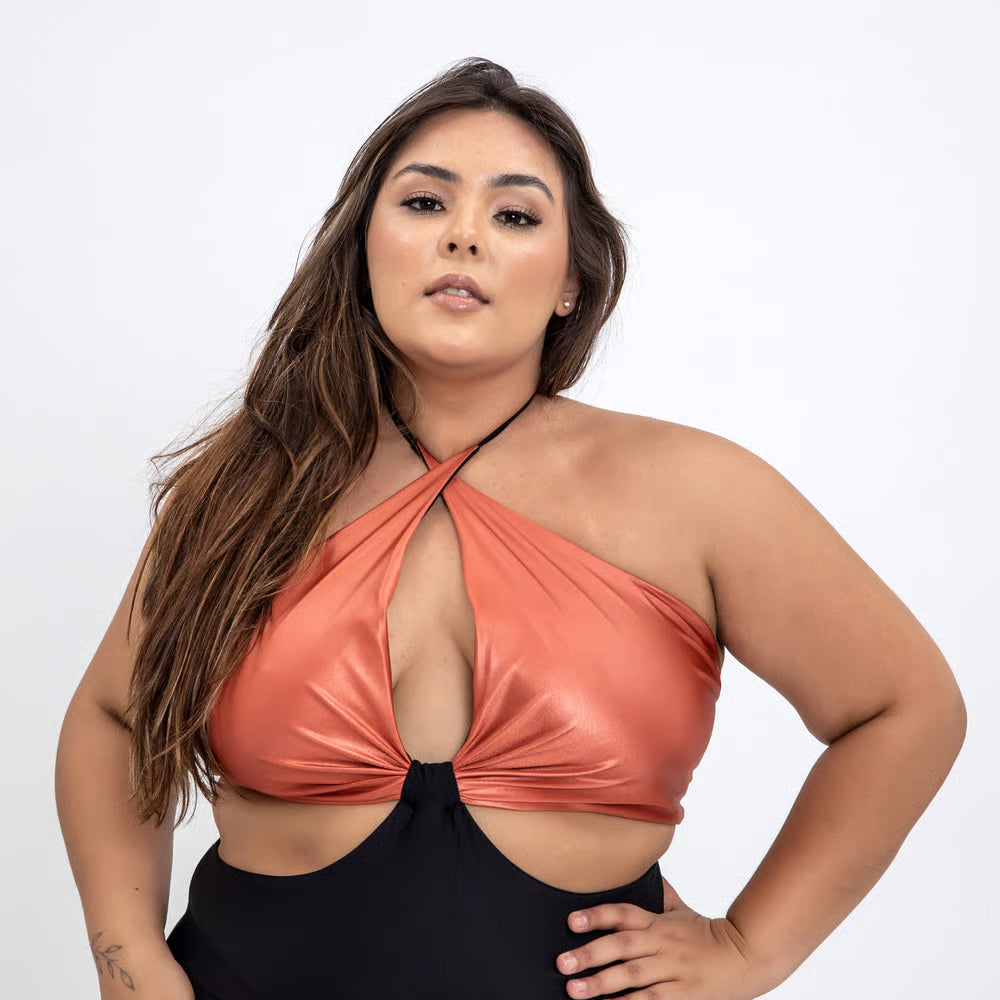 Smart Body Plus Size Areia/Preto