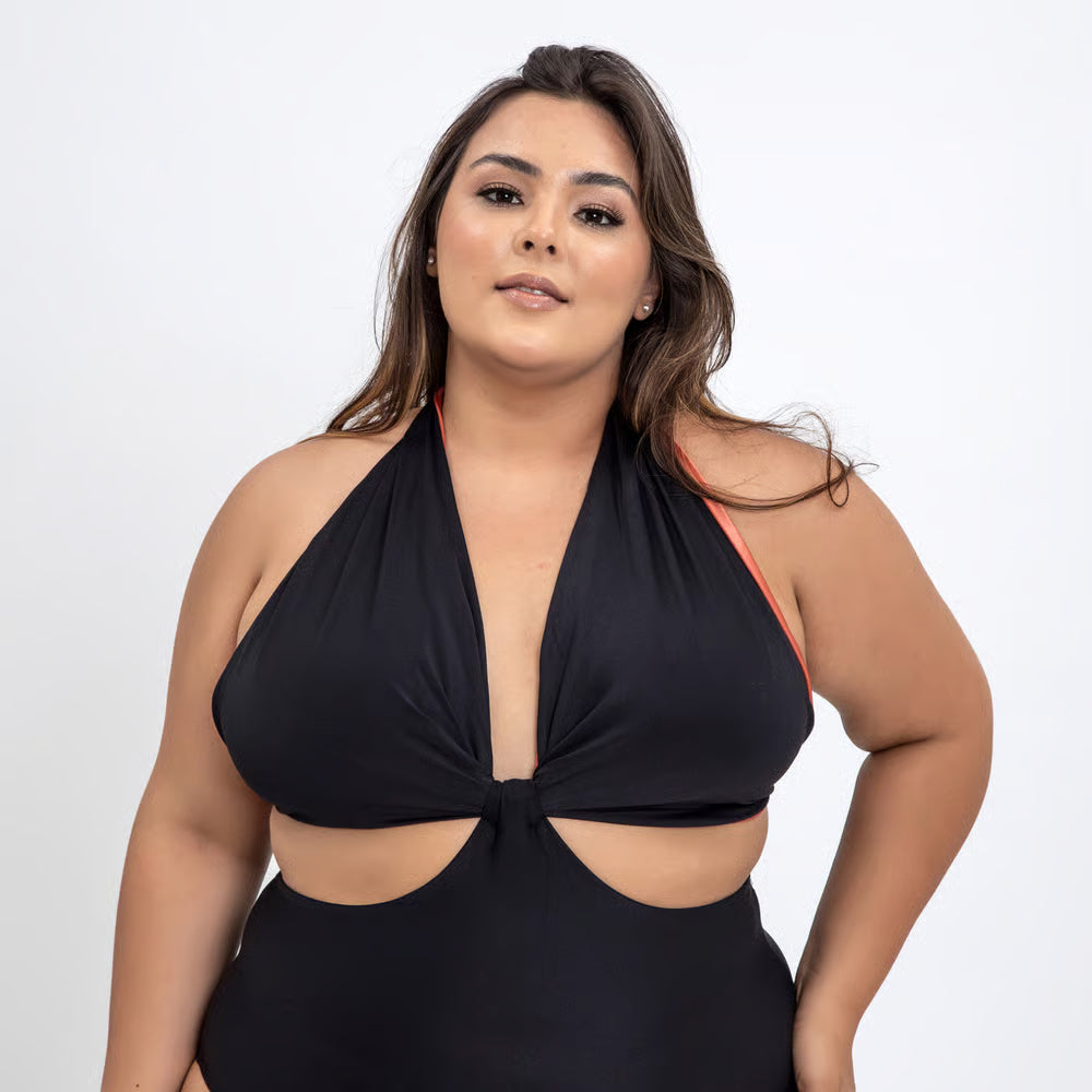 Smart Body Plus Size Areia/Preto