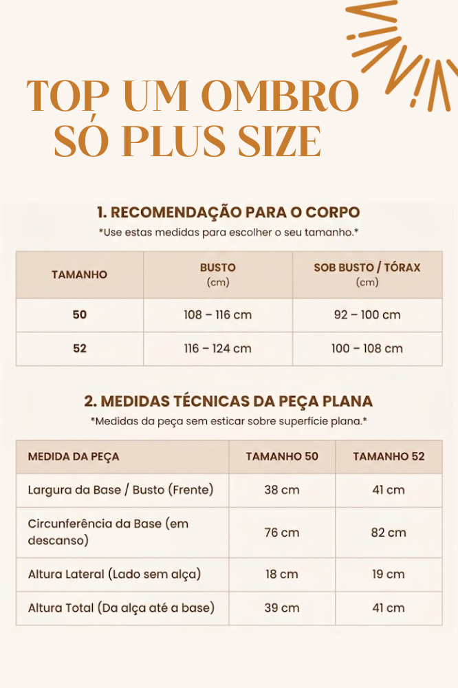 Biquíni Um Ombro Só Cacau Plus Size