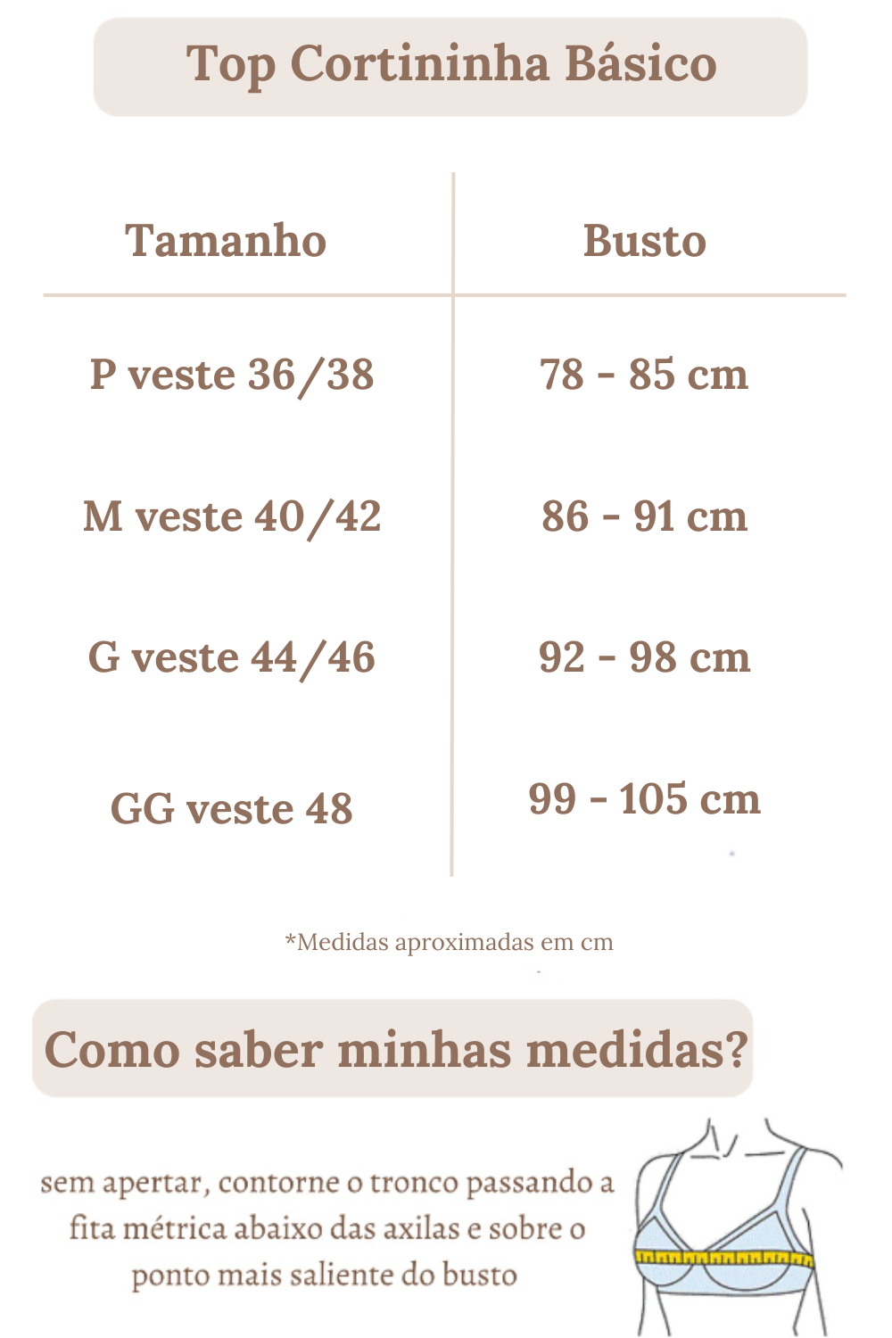 Top Biquíni Cortininha Cacau