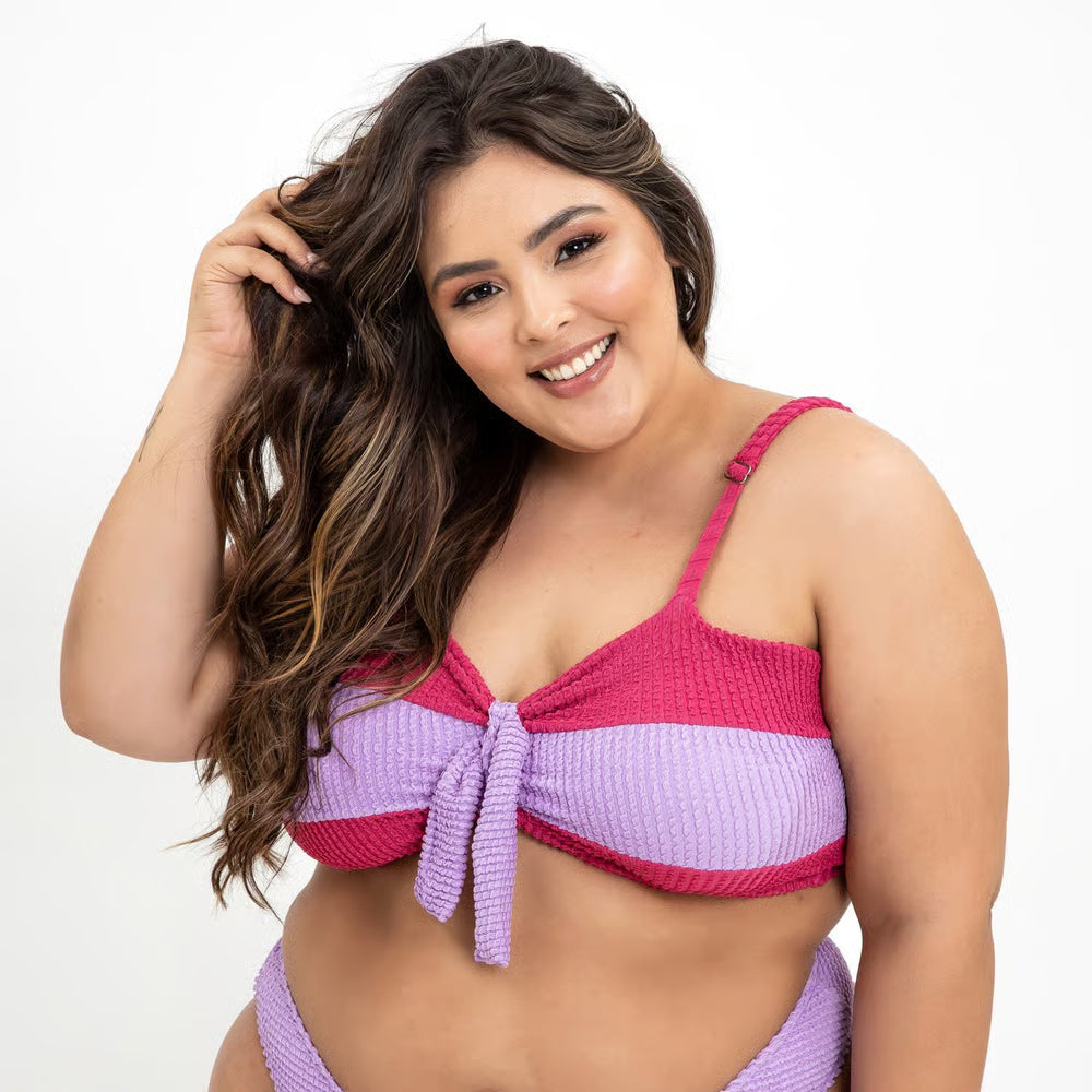 Top Biquíni Plus Size Cropped Lolita Lichia