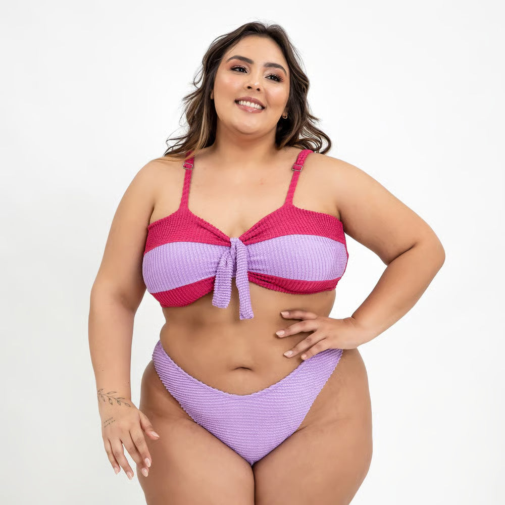 Top Biquíni Plus Size Cropped Lolita Lichia