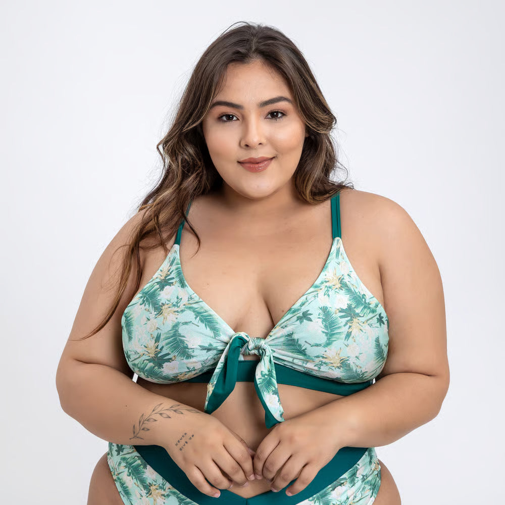 Top Biquíni Plus Size Cropped Maresia Bali