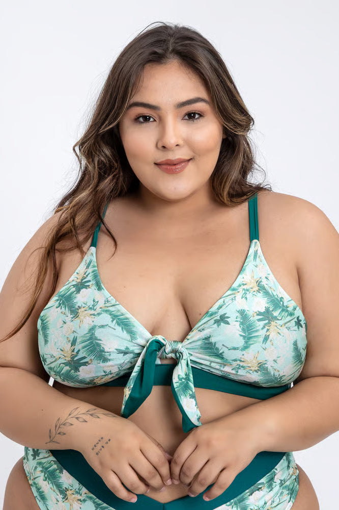 Top Biquíni Plus Size Cropped Maresia Bali