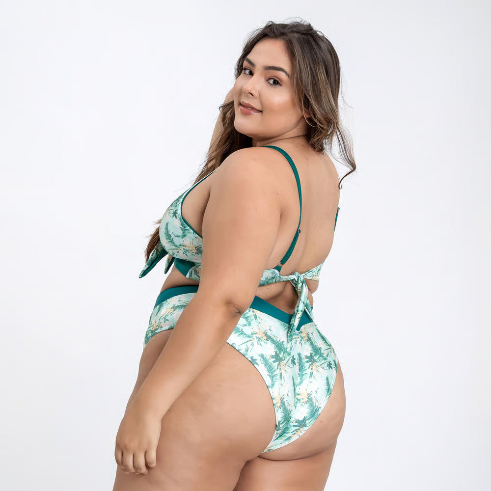 Top Biquíni Plus Size Cropped Maresia Bali