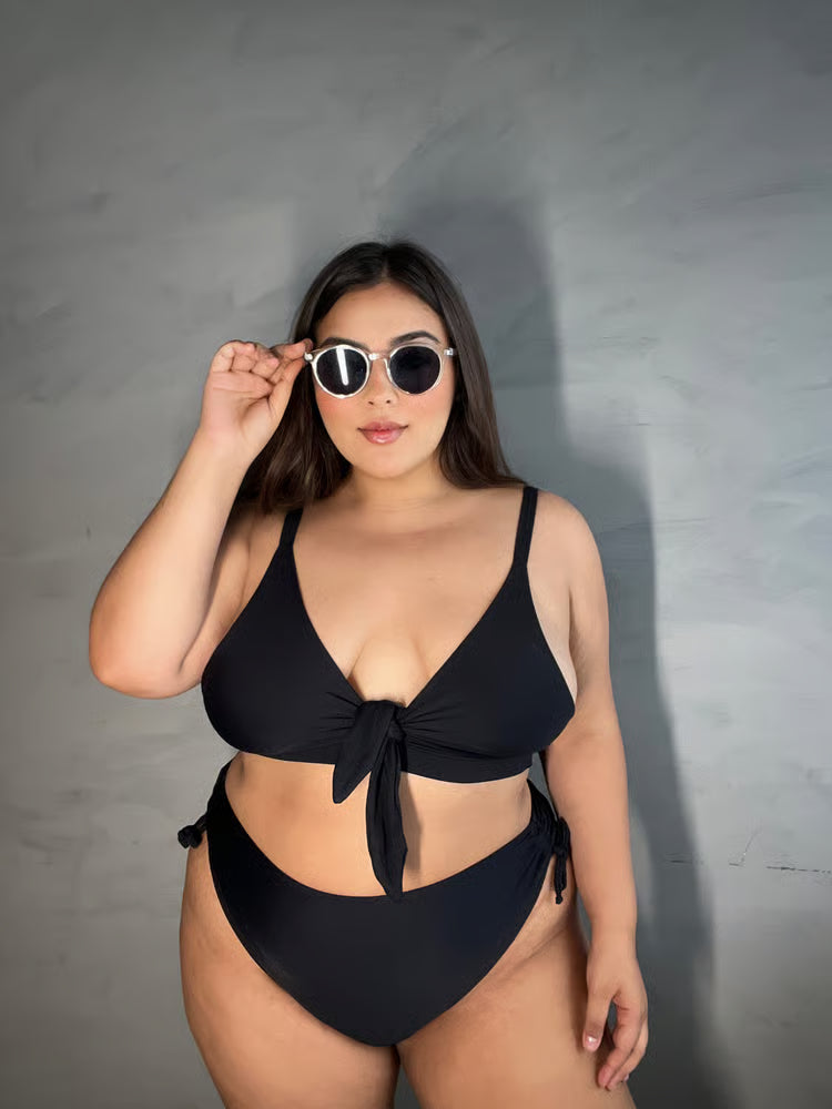 Top Biquíni Plus Size Maresia Preto