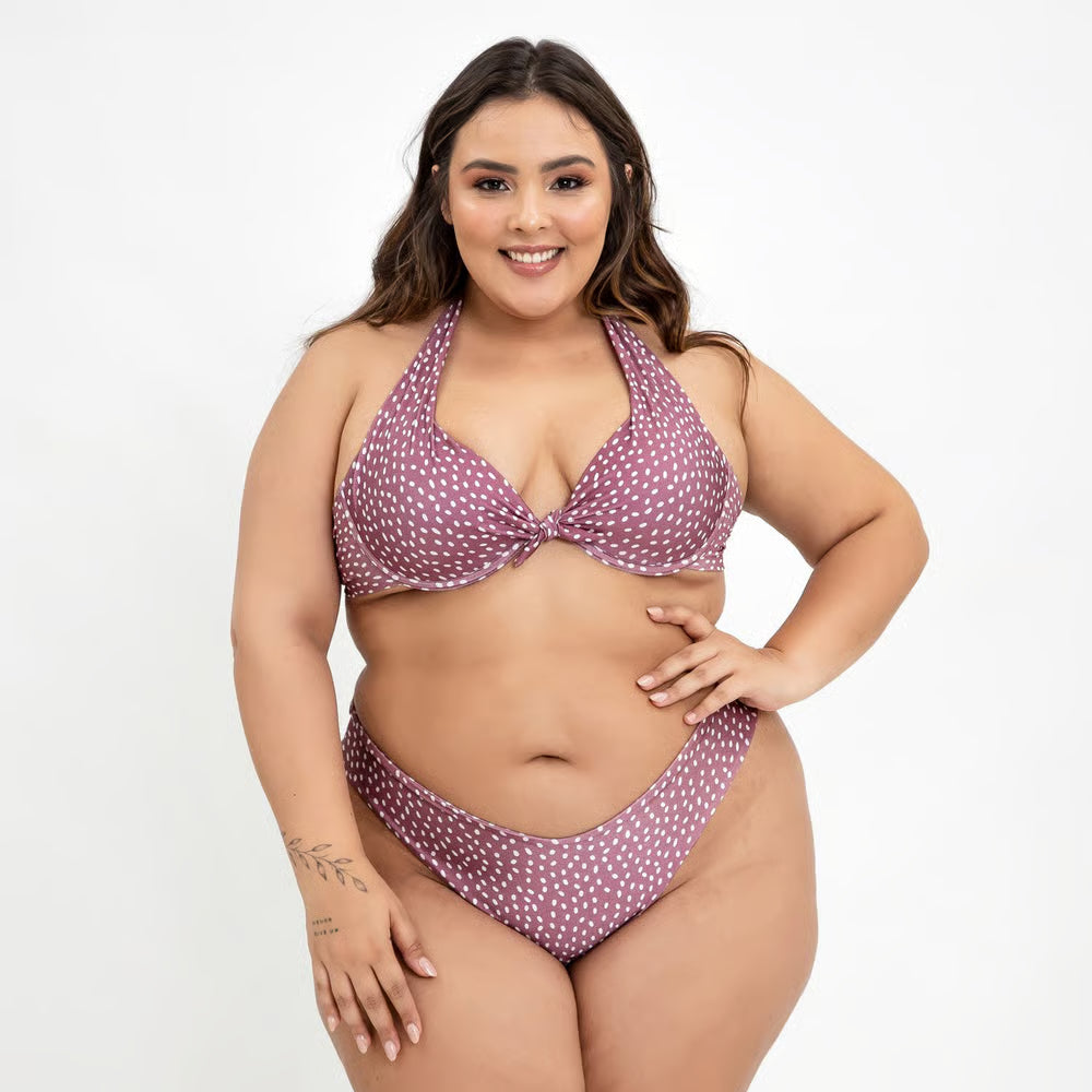 Top Biquíni Plus Size Meia-Taça Alça Larga Veneza