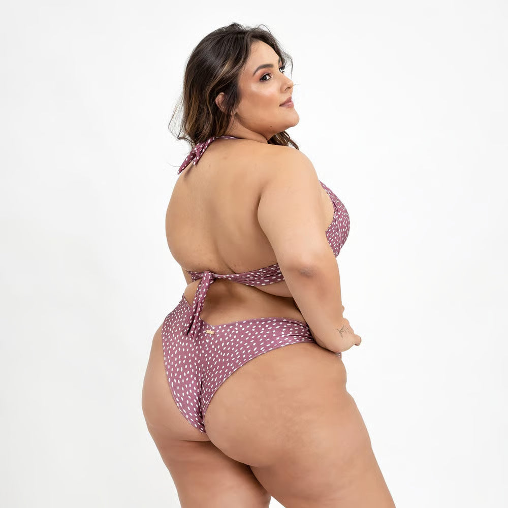 Top Biquíni Plus Size Meia-Taça Alça Larga Veneza