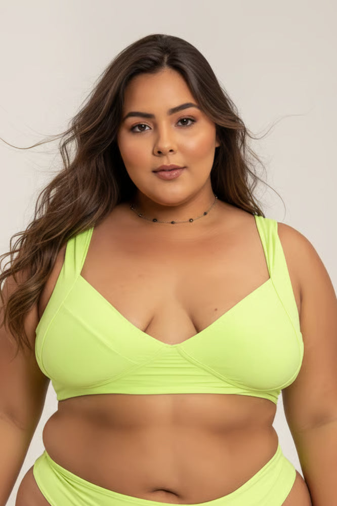 Top Biquíni Plus Size Meia-Taça Nicky Lima