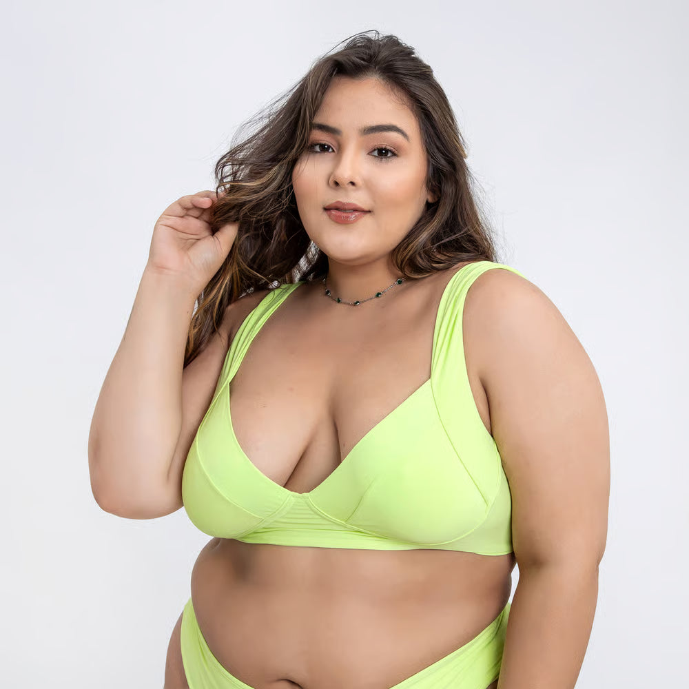 Top Biquíni Plus Size Meia-Taça Nicky Lima