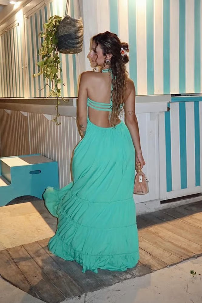 Vestido Longo Yasmin Esmeralda