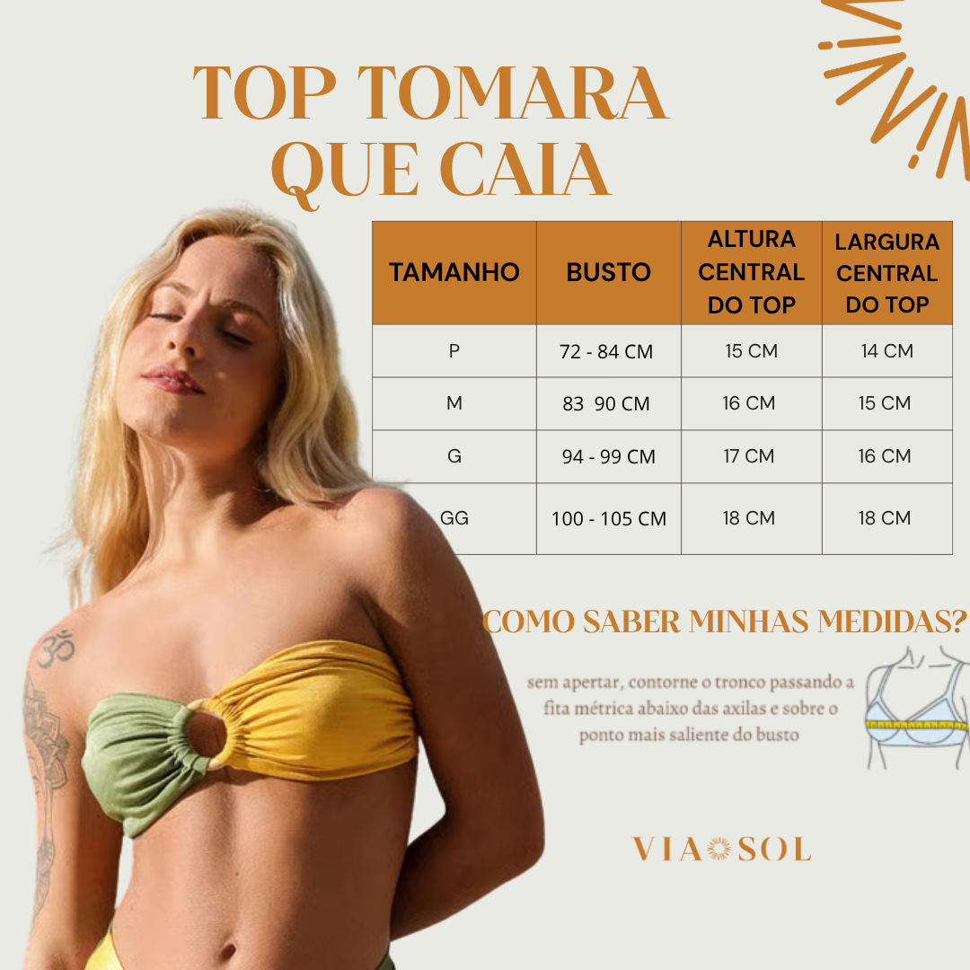 Top Biquini Tomara Que Caia Brasil