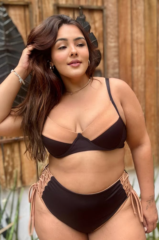 Biquíni Meia Taça Naomi Plus Size